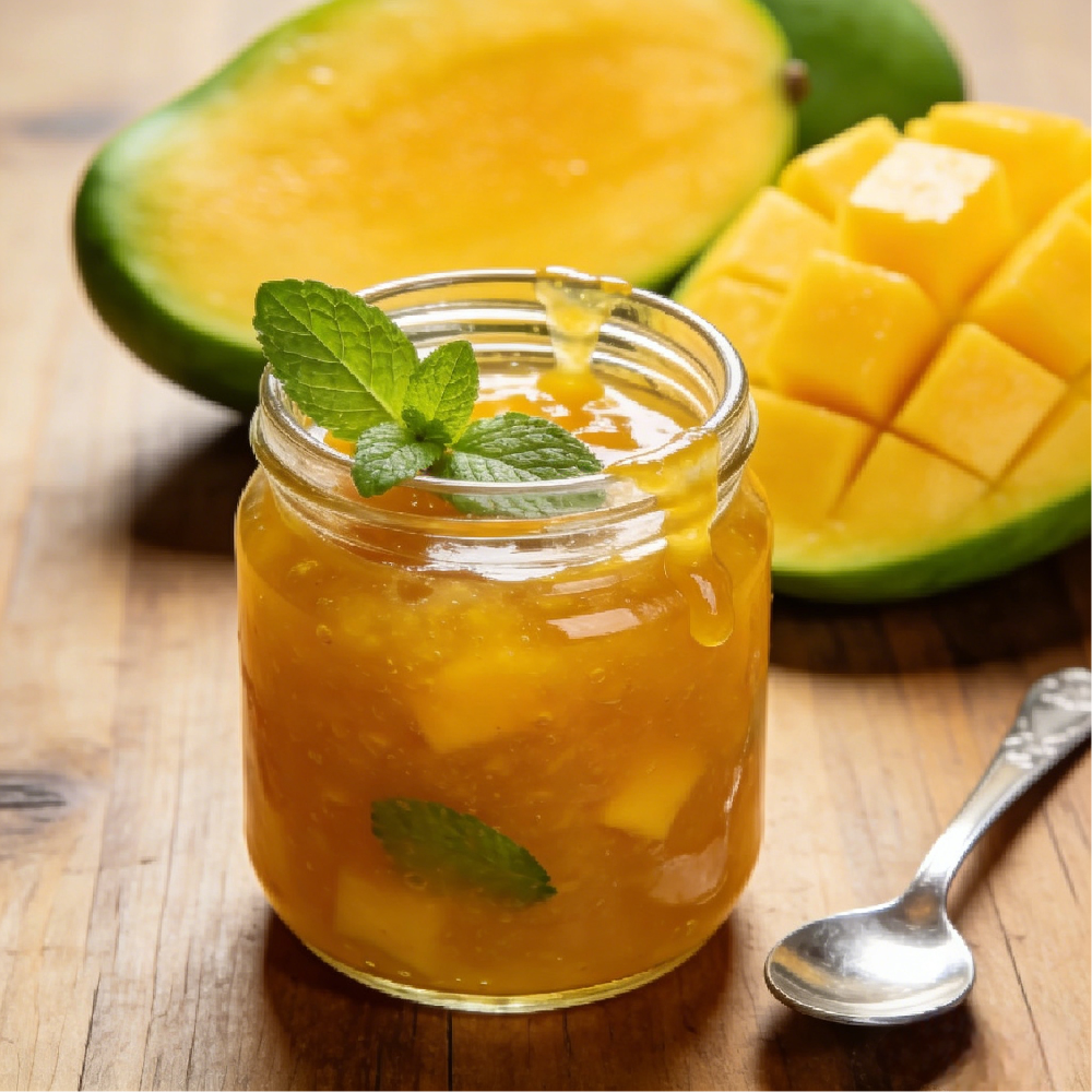 青芒薄荷腰果果梨果酱